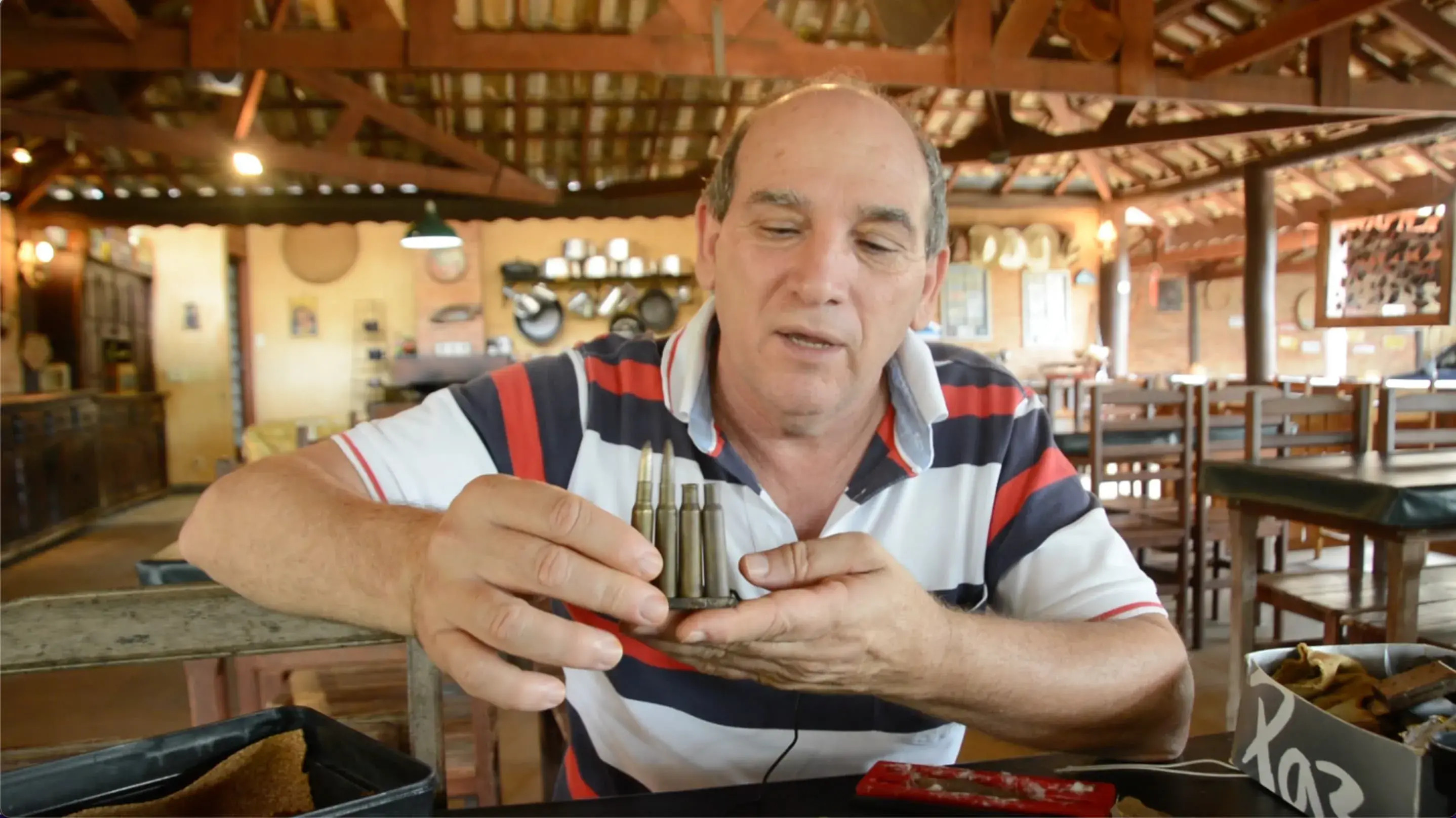 Águas de Lindóia - Cartuchos da Revolução de 1932 encontrados junto ao Morro Pelado