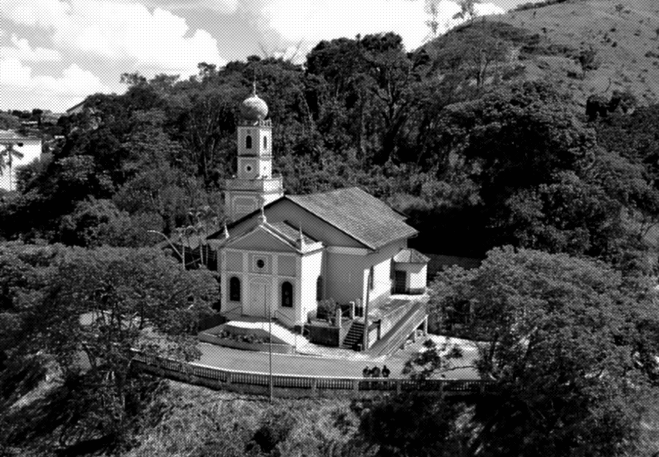 Igreja Nossa Senhora das Graças  P/B - Águas de Lindóia SP Foto João Eduardo Biscuola 